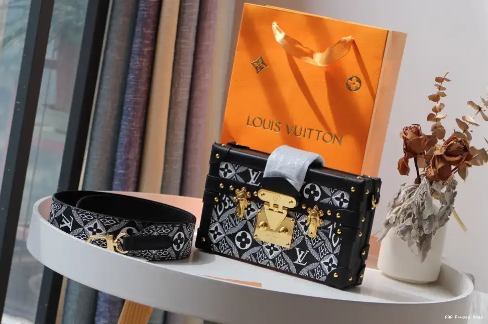 AAA Pruses Bags LOUIS PETITE VUITTON 1854 MALLE SINCE 0626